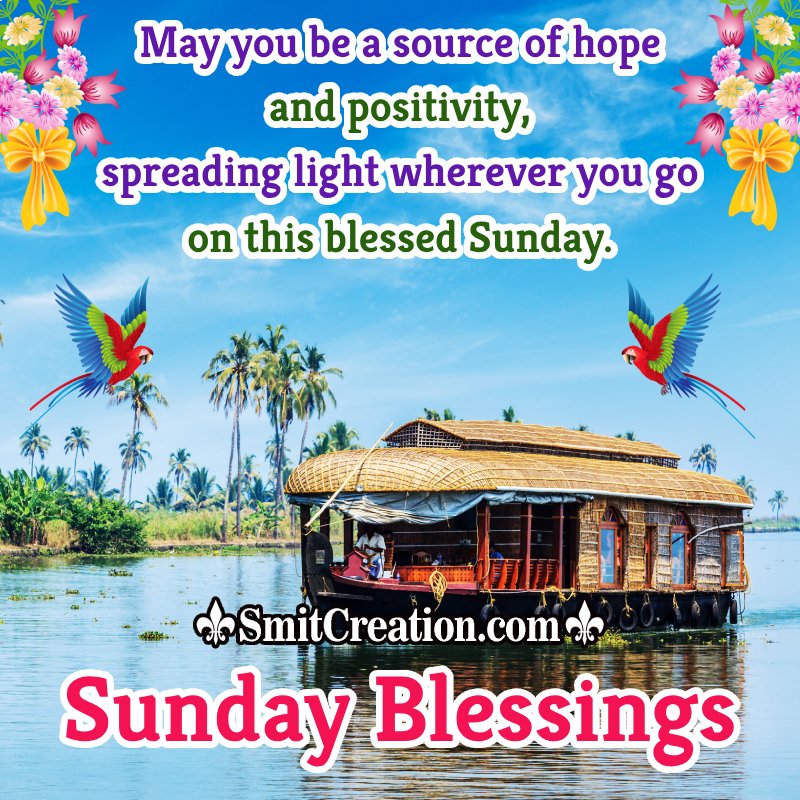 Sunday Morning Blessings Message Picture