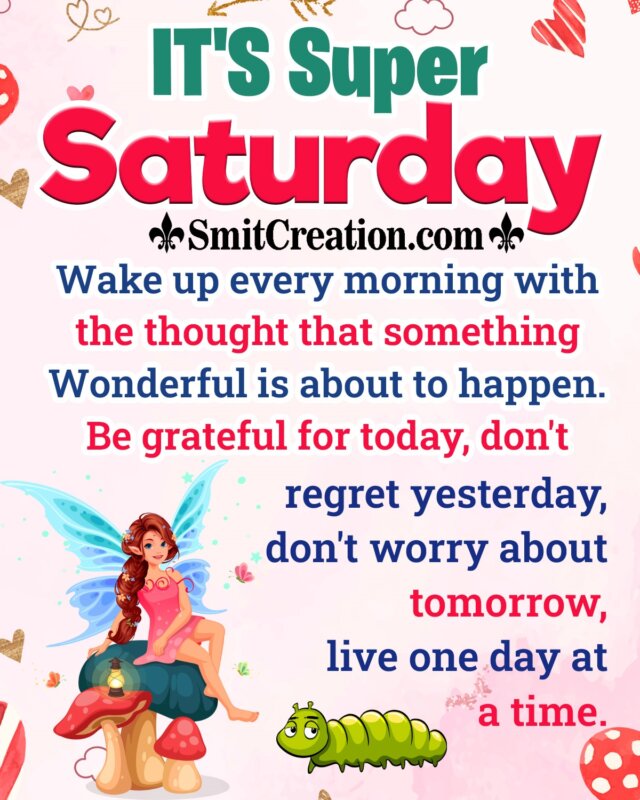 Super Saturday Message Image