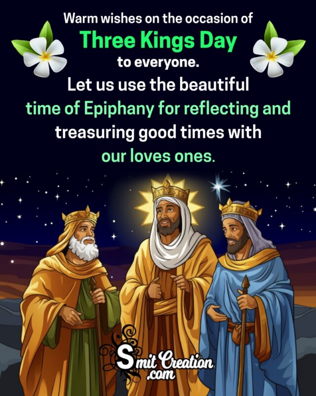 Happy Three Kings Day Wishes, Blessings, Messages Images