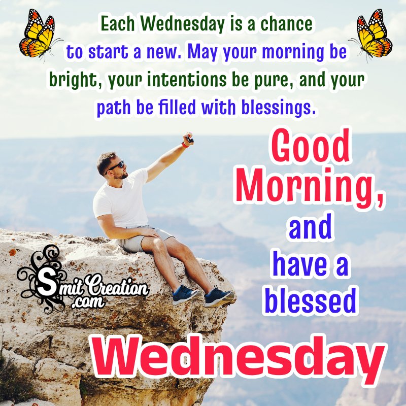 Wonderful Good Morning Wednesday Blessing Message Picture