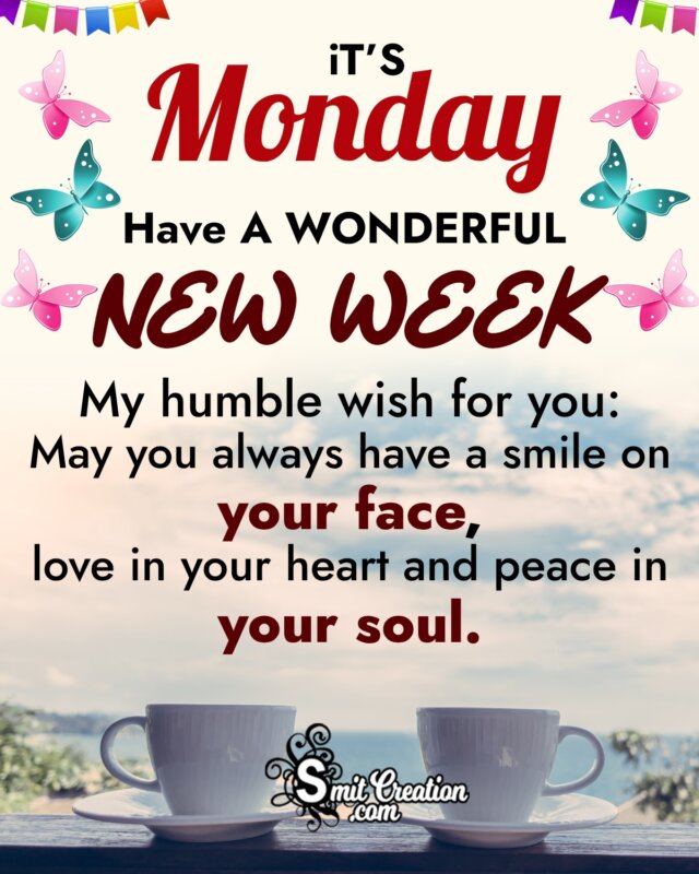 Wonderful Monday New Week Wish