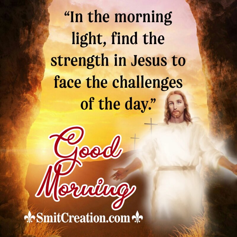 Good Morning Jesus Image