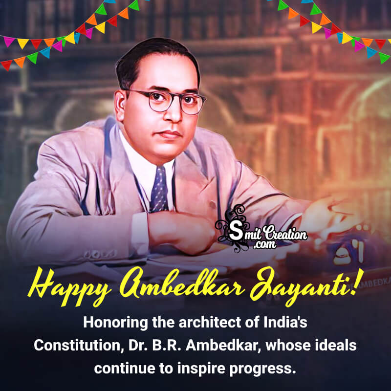 Happy Ambedkar Jayanti Fantastic Message Photo