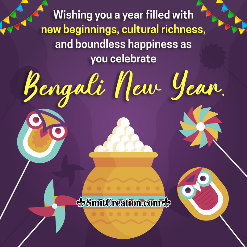 Happy Bengali New Year Wishing Photo