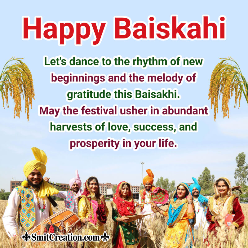 Wonderful Happy Baisakhi Status Picture