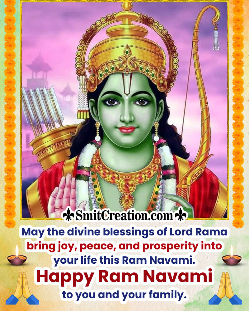 Wonderful Happy Ram Navami Wishing Picture