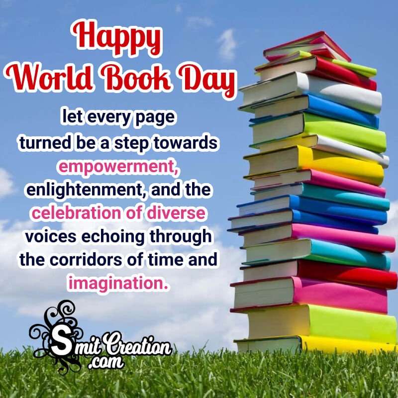 Wonderful Happy World Book Day Message Photo