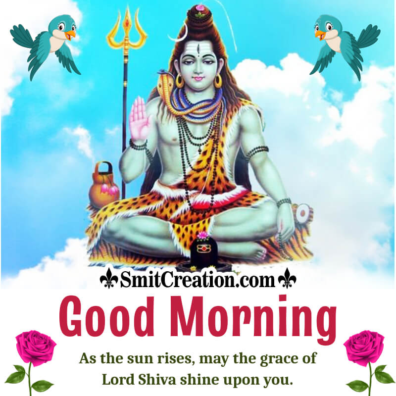 Wonderful Lord Shiva Good Morning Wish Image