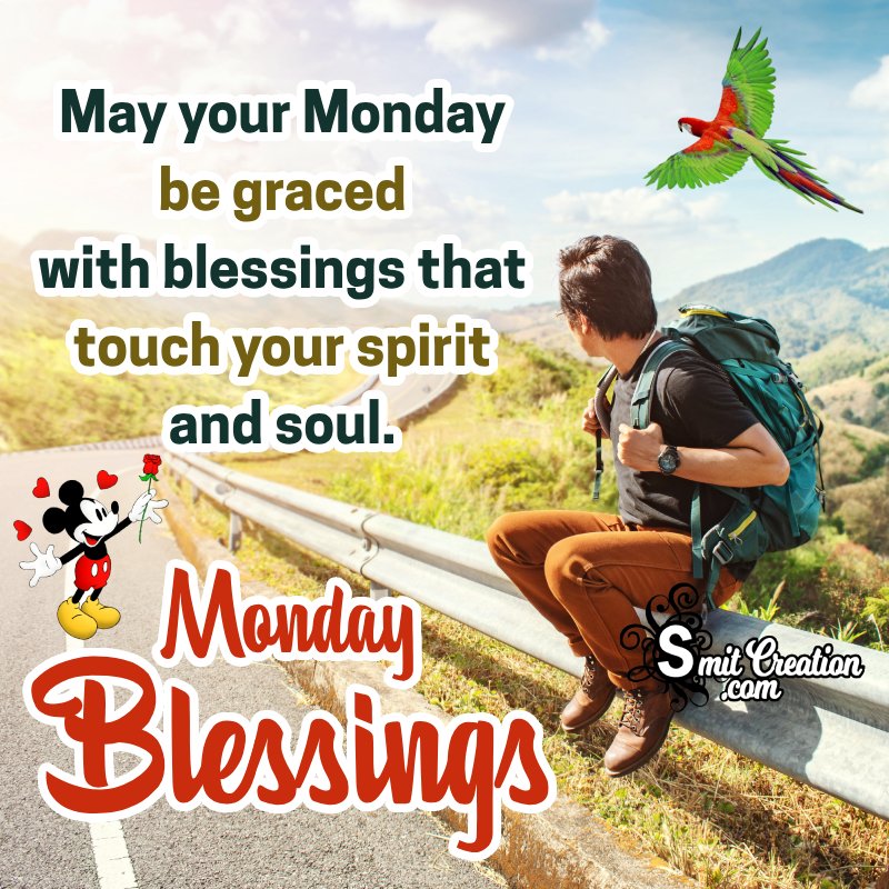 Wonderful Monday Blessings Good Morning Image