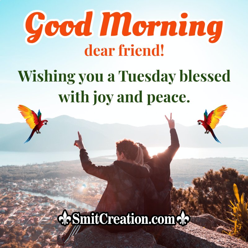 Wonderful Tuesday Blessing Morning Wish Photo