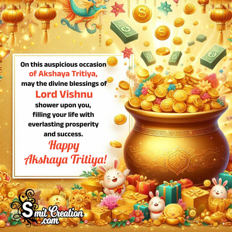 Fantastic Happy Akshaya Tritiya Greeting Picture