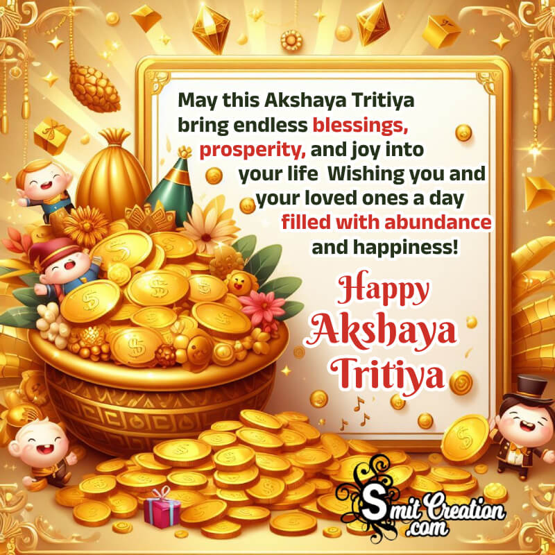 Happy Akshaya Tritiya Wonderful Wish Photo