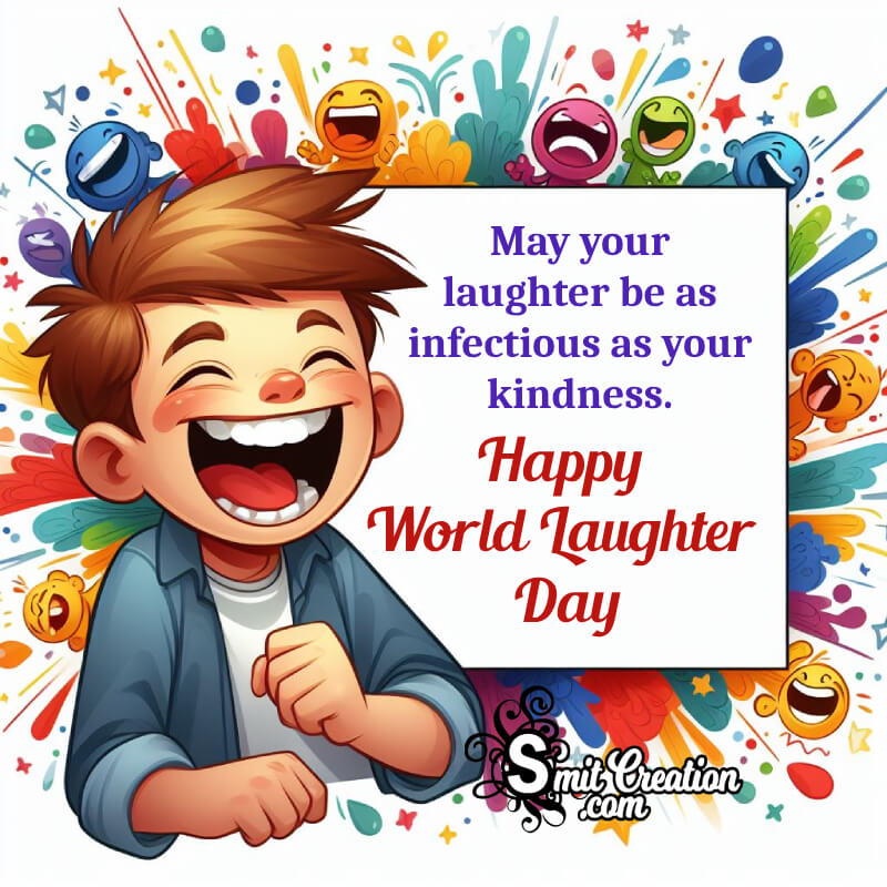 Happy World Laughter Day Message Picture