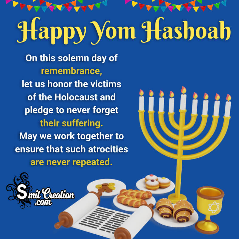 Happy Yom Hashoah Wishing Best Image