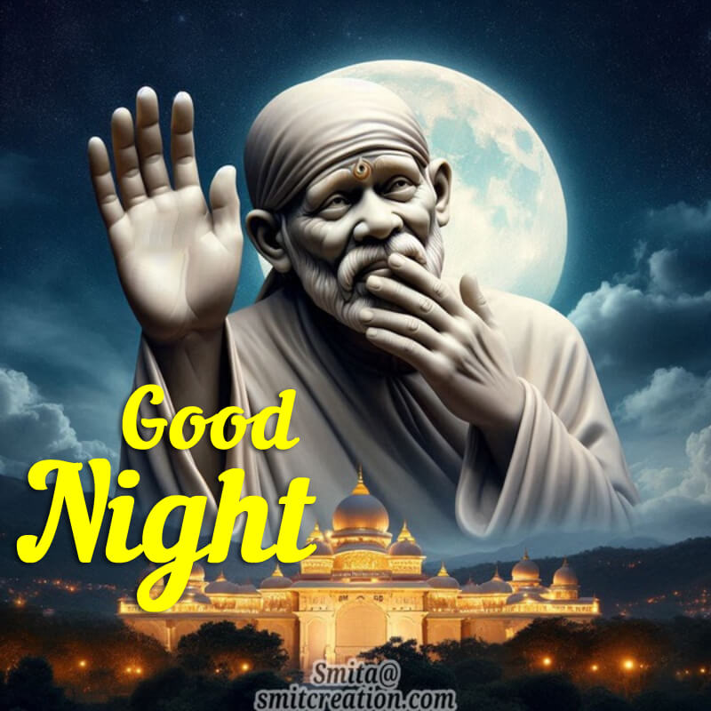 Good Night Sai Baba Images