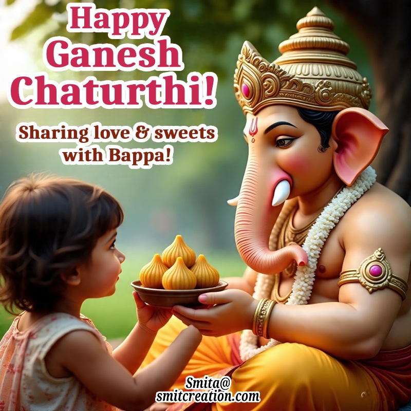 Ganpati Image With Devotional Mood