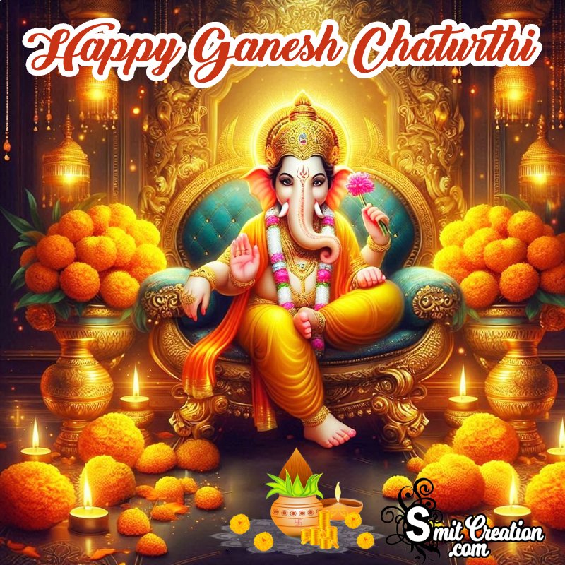 Happy Ganesh Chaturthi Wonderful Image
