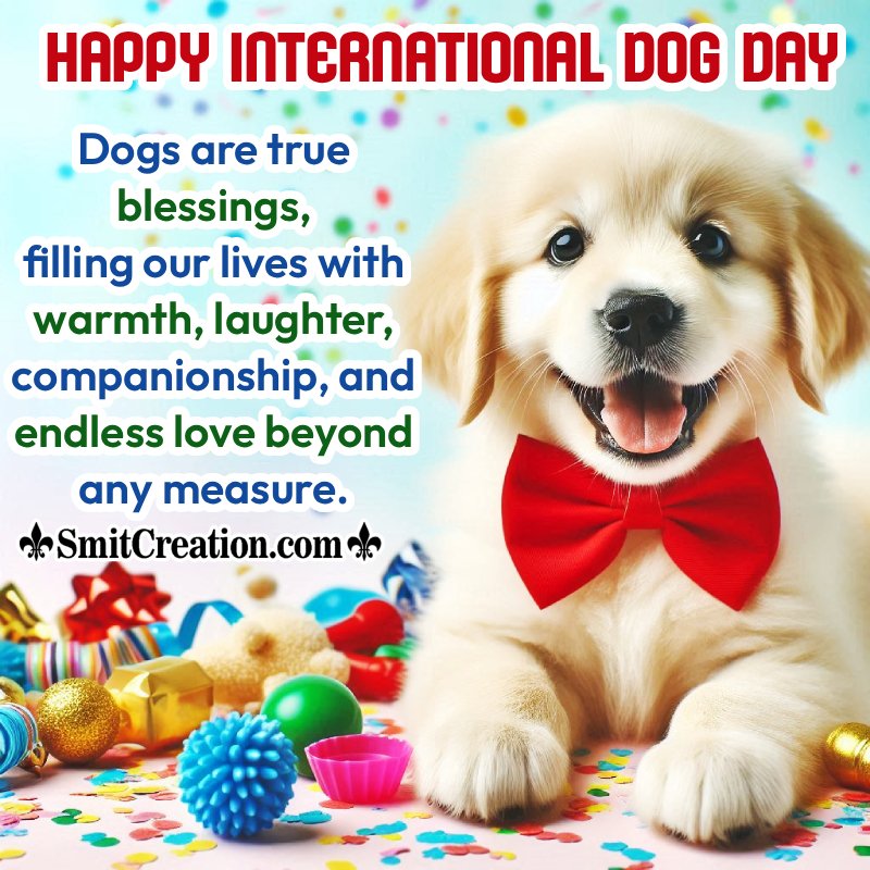 Happy International Dog Day Messages