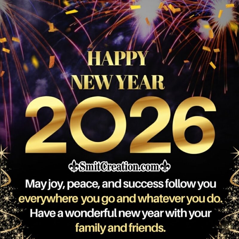 Happy New Year Day 2026 Greeting Pic