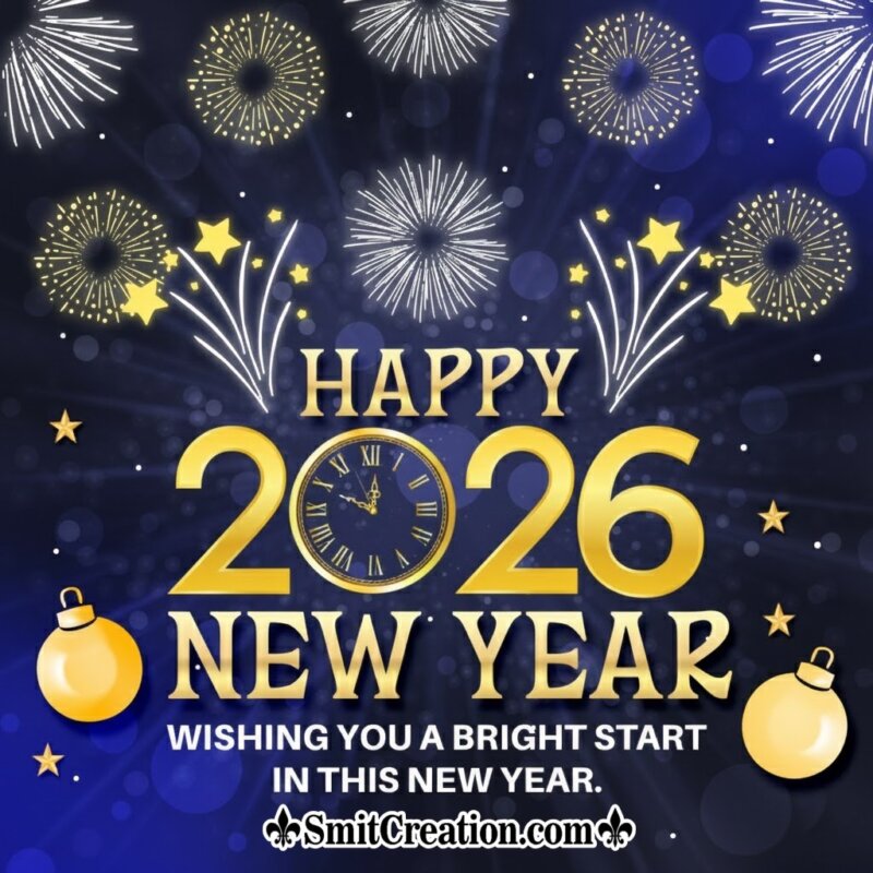 Happy New Year Day 2026 Whatsapp Status Picture