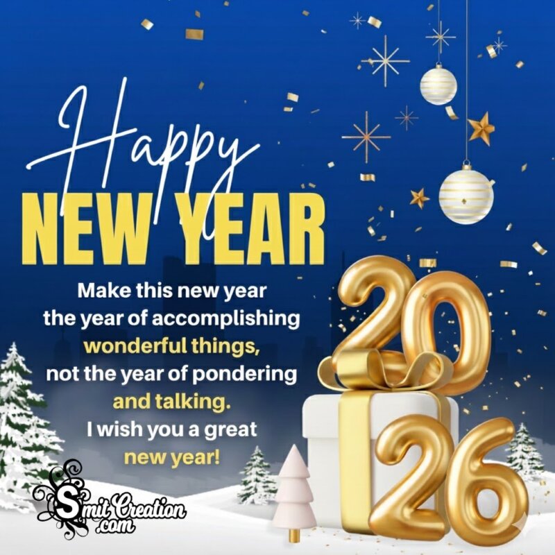 New Year Day 2026 Message Image