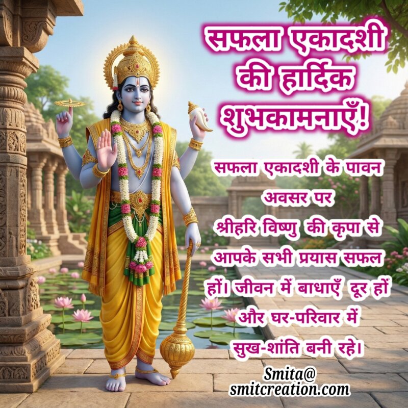 Safala Ekadashi Shubhkamnayein