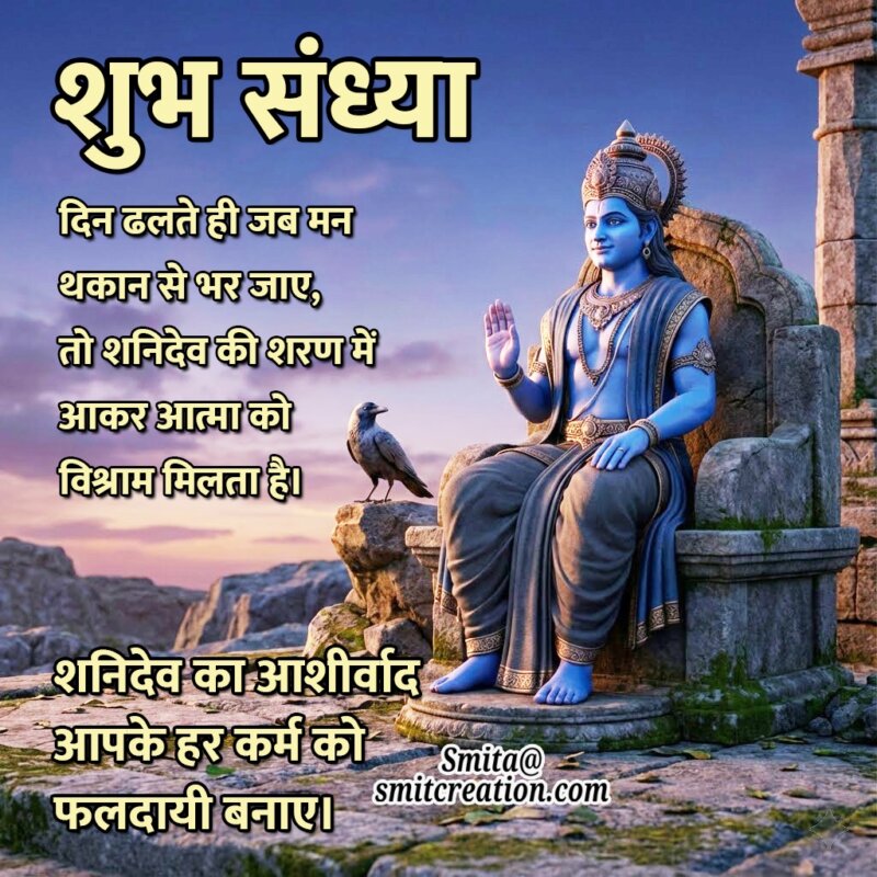 Shubh Sandhya Shani Dev Aashirvaad