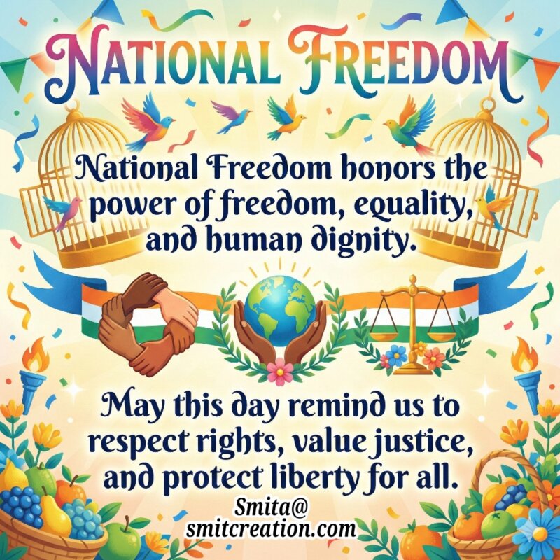 National Freedom Day Wishes and Images