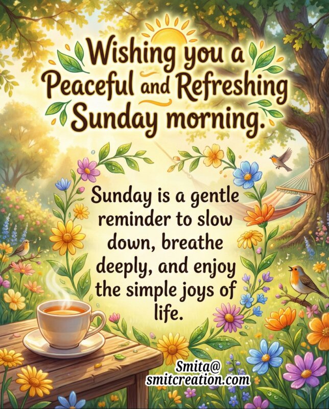 Sunday Morning Quotes Wishes Images