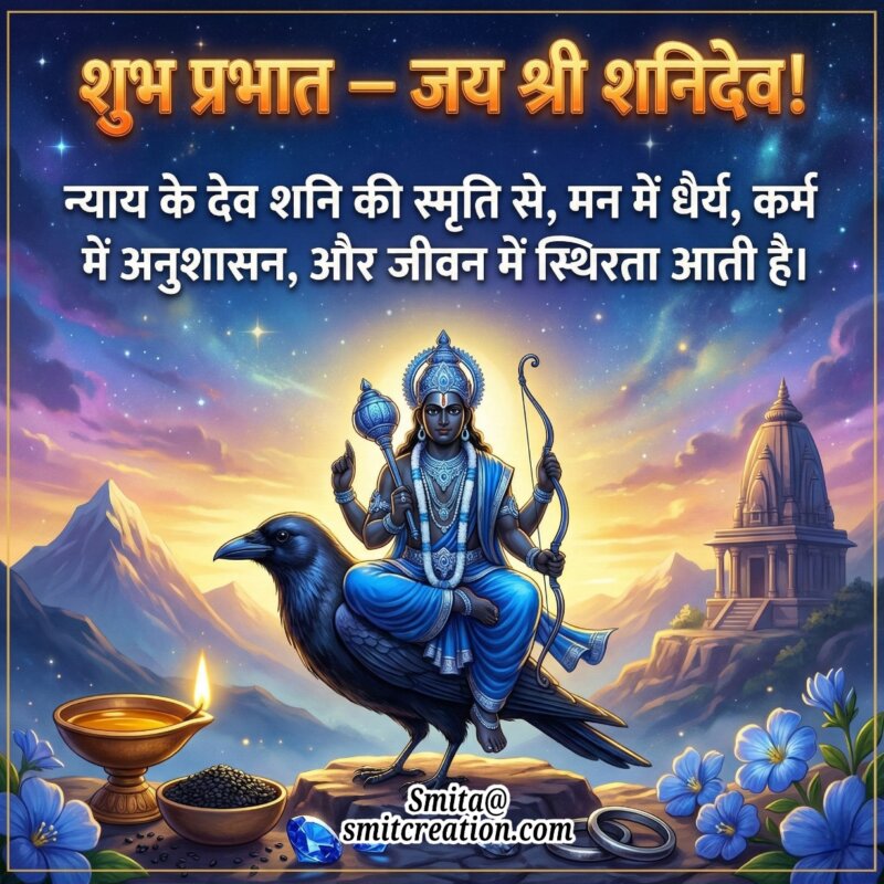 Shubh Prabhat Shani Dev Images And Quotes ( शुभ प्रभात श्री शनिदेव के इमेजेस और कोट्स )