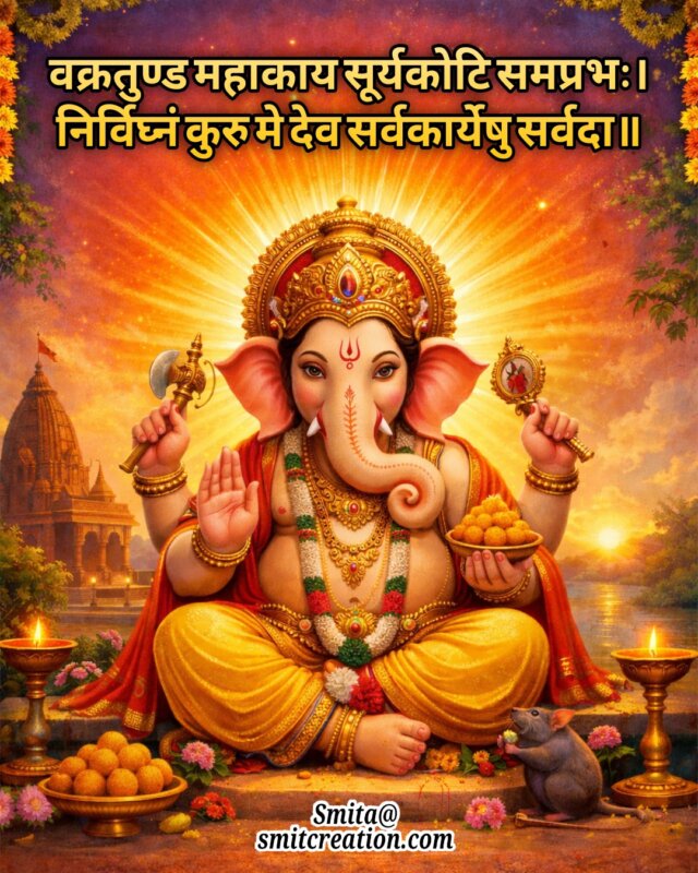 Vakratunda Mahakaya Ganesh Mantra