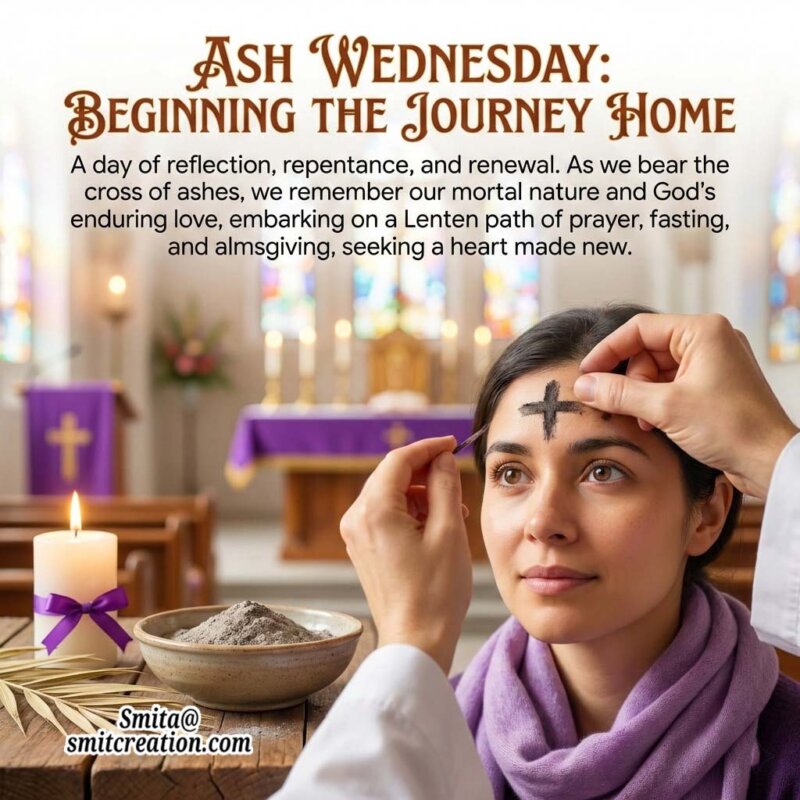 Ash Wednesday Beginning The Journey Home Reflection Message