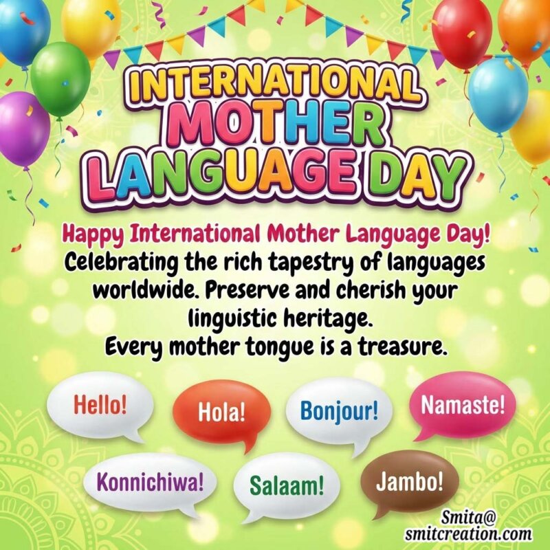 Happy International Mother Language Day