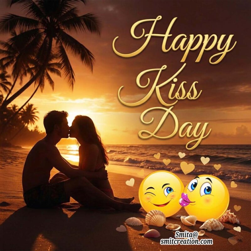 Happy Kiss Day Lovely Image