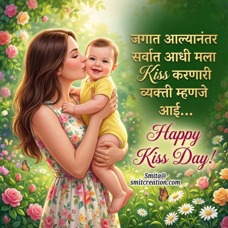 Happy Kiss Day Marathi Status On Mother