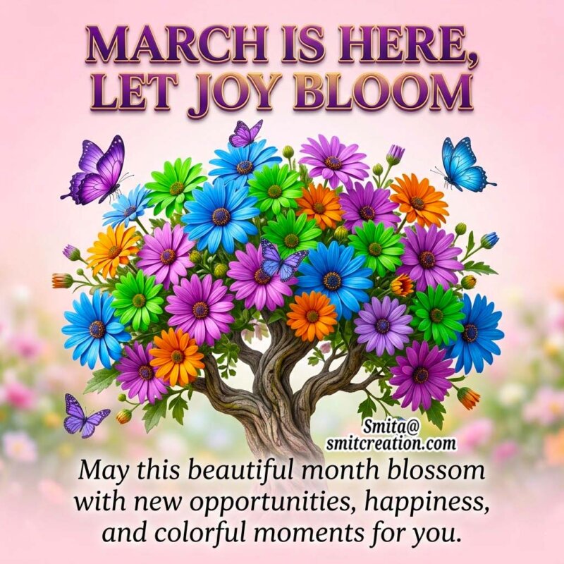 Happy March Spring Wish