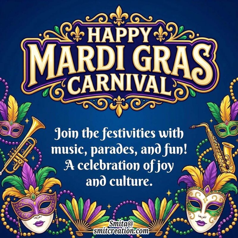 Happy Mardi Gras Carnival