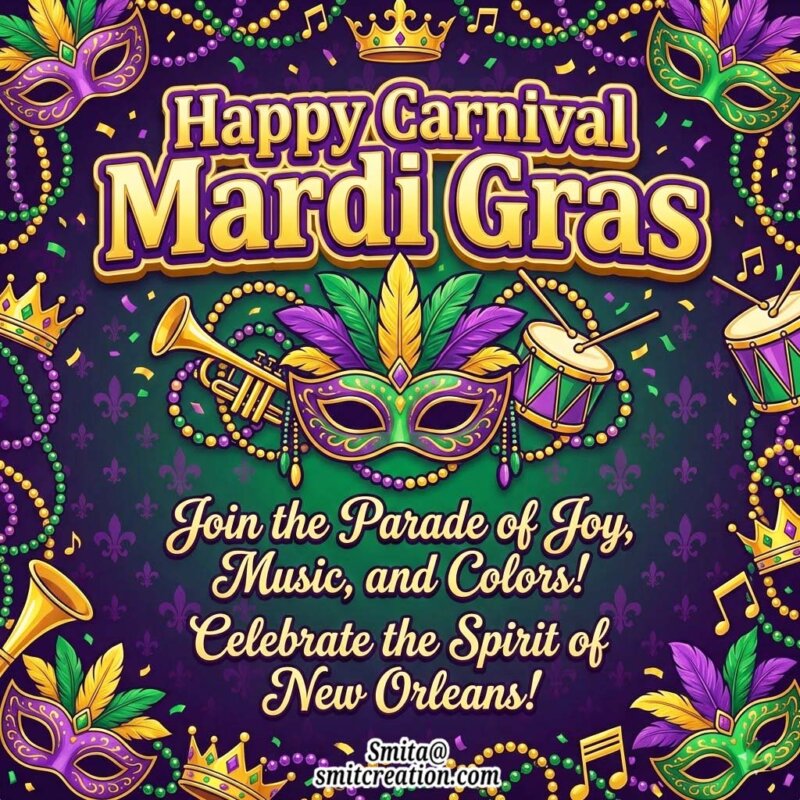Happy Mardi Gras Image