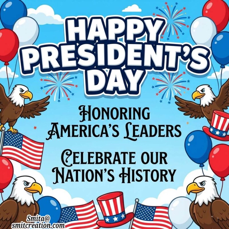 Happy President’s day Stars Card
