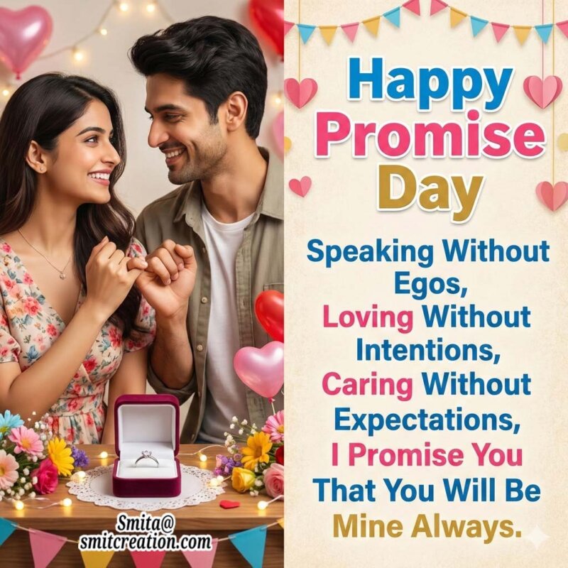 Happy Promise Day – You Will Be Mine Always
