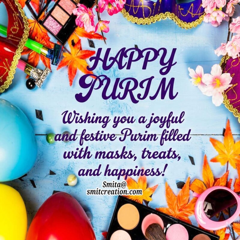Happy Purim Joyful Celebration Wish
