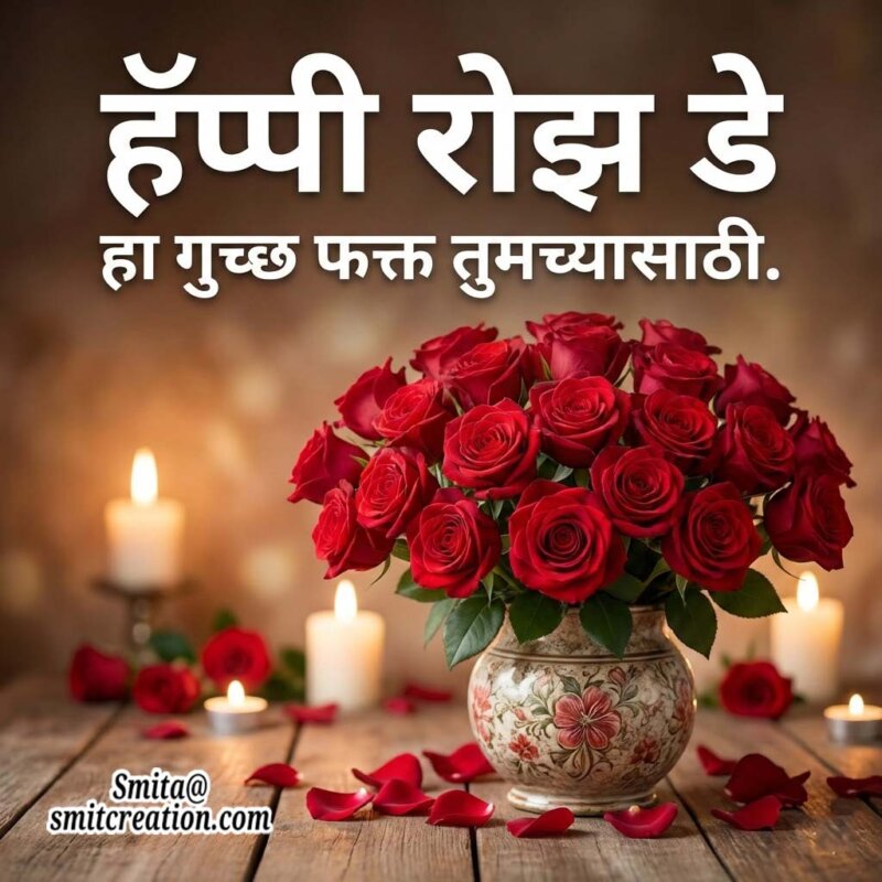 Happy Rose Day Marathi Wishes