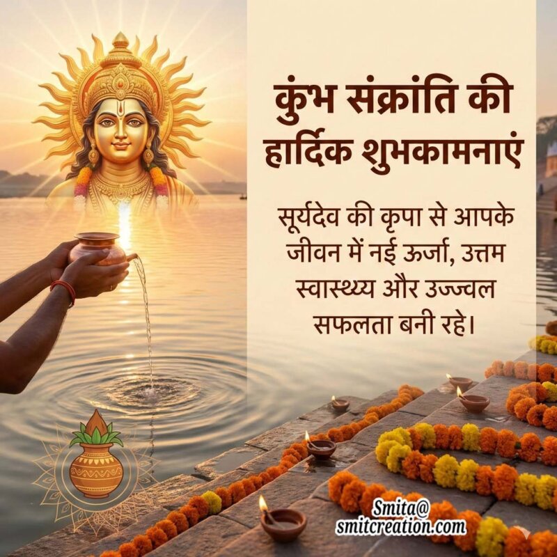 Kumbh Sankranti Hardik Shubhkamnaye