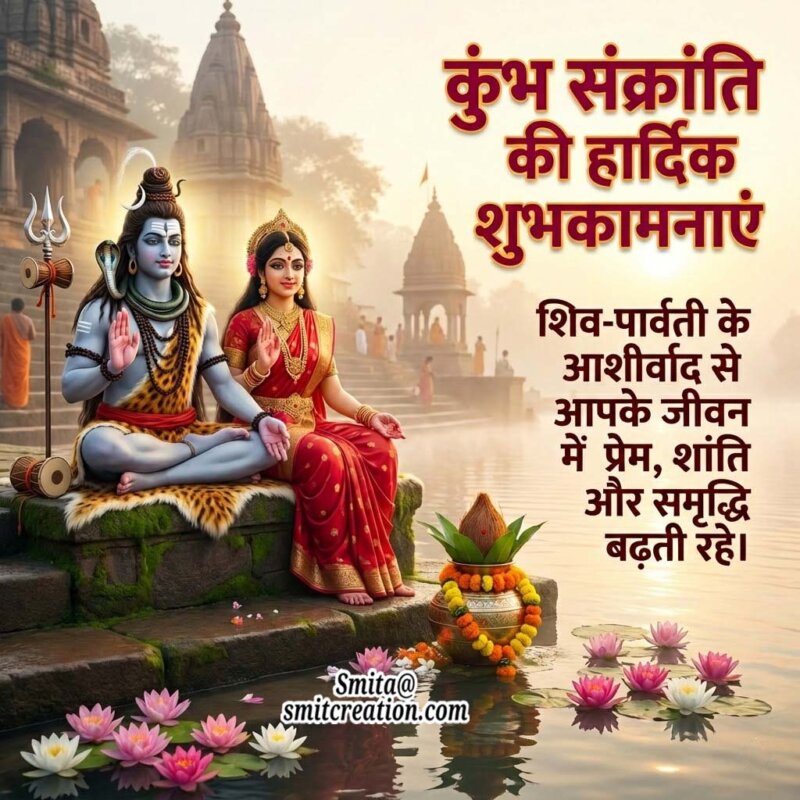 Kumbha Sankranti Shiv Parvati Blessing In Hindi