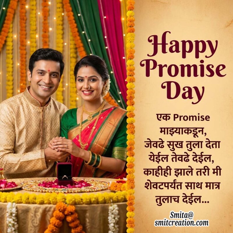 Promise Day Marathi Message Image For Whatsapp