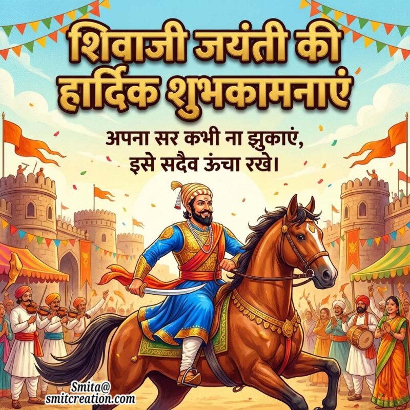 Shivaji Jayanti Wishes In Hindi
