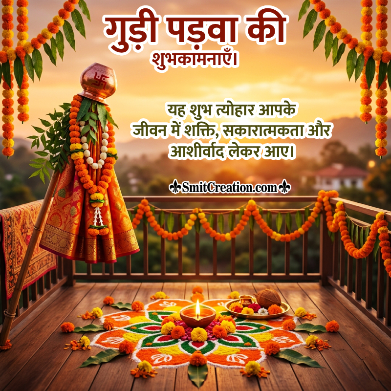 Gudi Padwa Ki Shubhkamnaye Best Hindi Pic