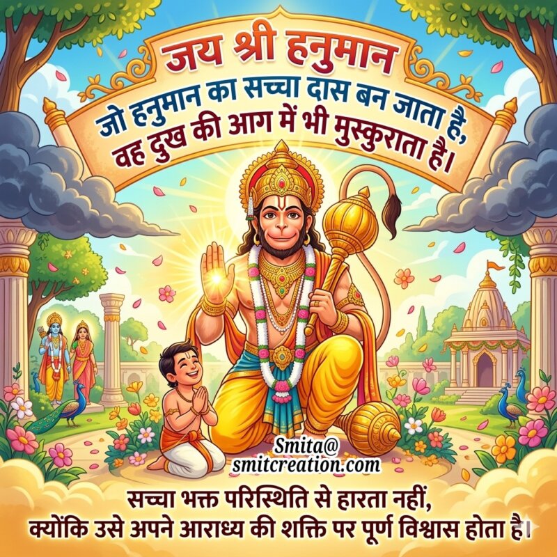 Hanuman Bhakt Vishwas Message