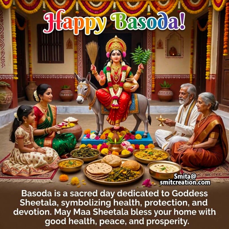 Happy Basoda Festival Message Image
