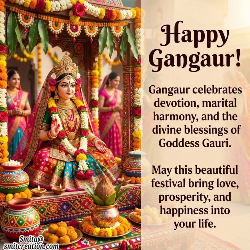 Happy Gangaur Festival Wish Image